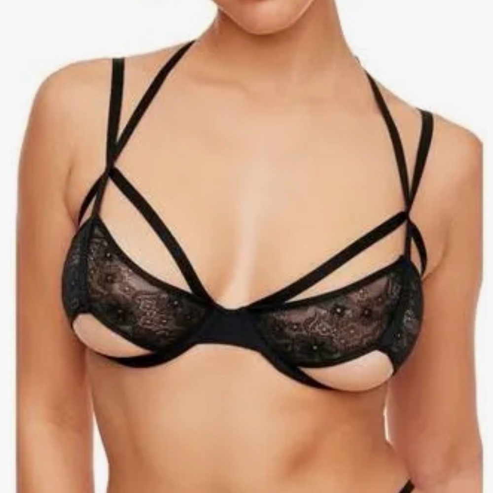 Adore Me Eilish Black Unlined Bra